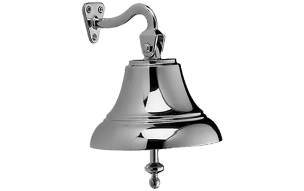 Glocke Messing verchromt Produktbild 1